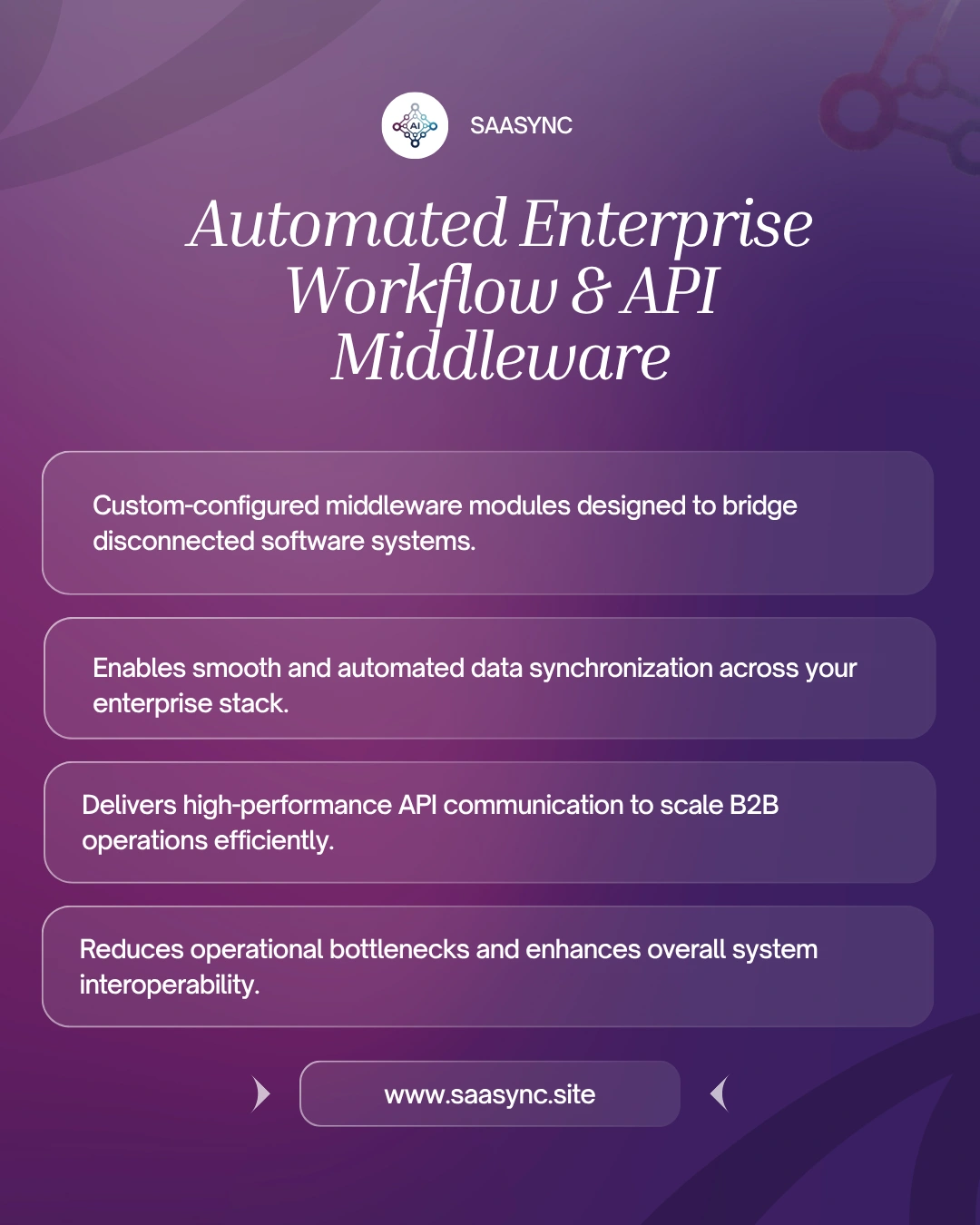 Automated Enterprise Workflow & API Middleware